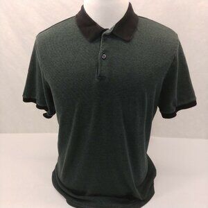 Banana Republic Soft Cotton Gray Short Sleeve Golf Dress Polo Shirt Mens XL